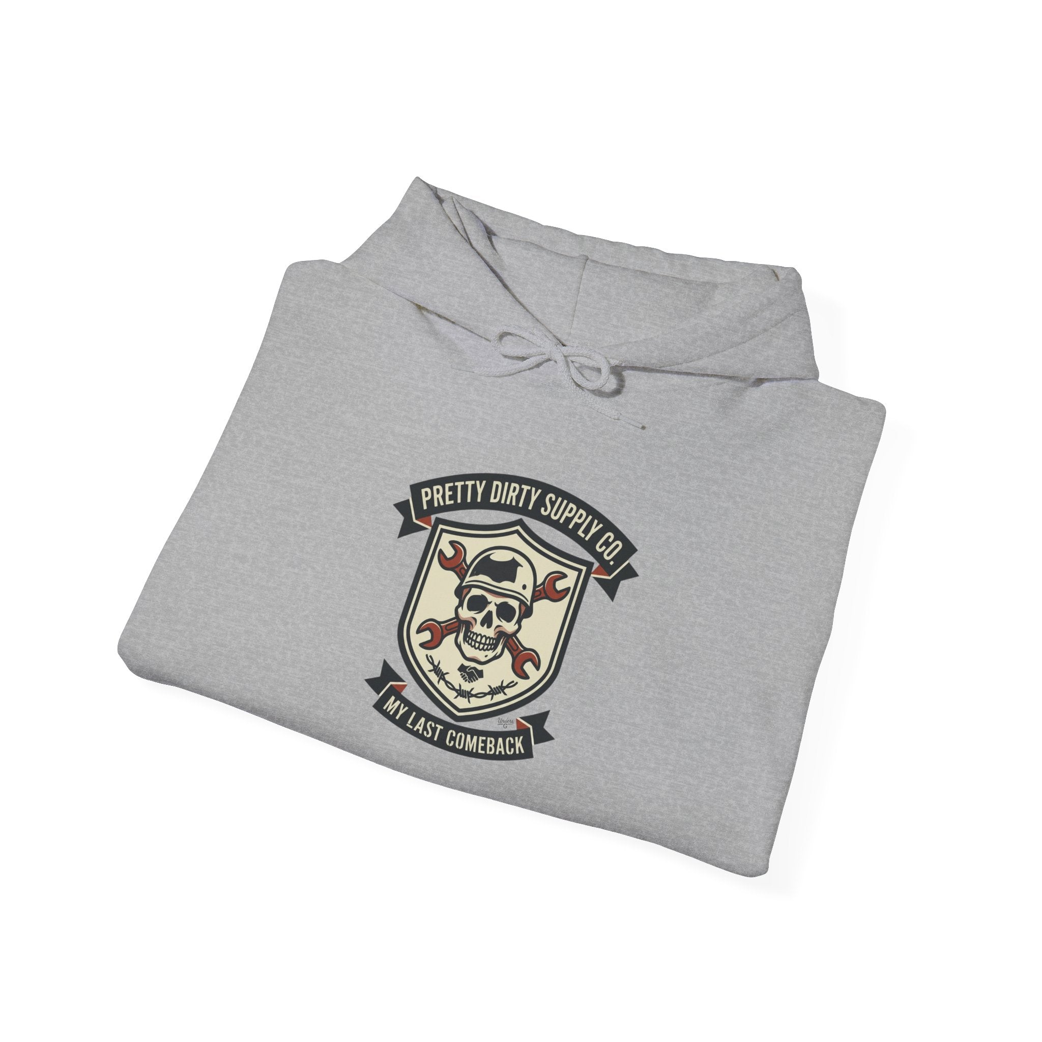 Skull Crest Retro Soccer Hoodie | country pride, supporters