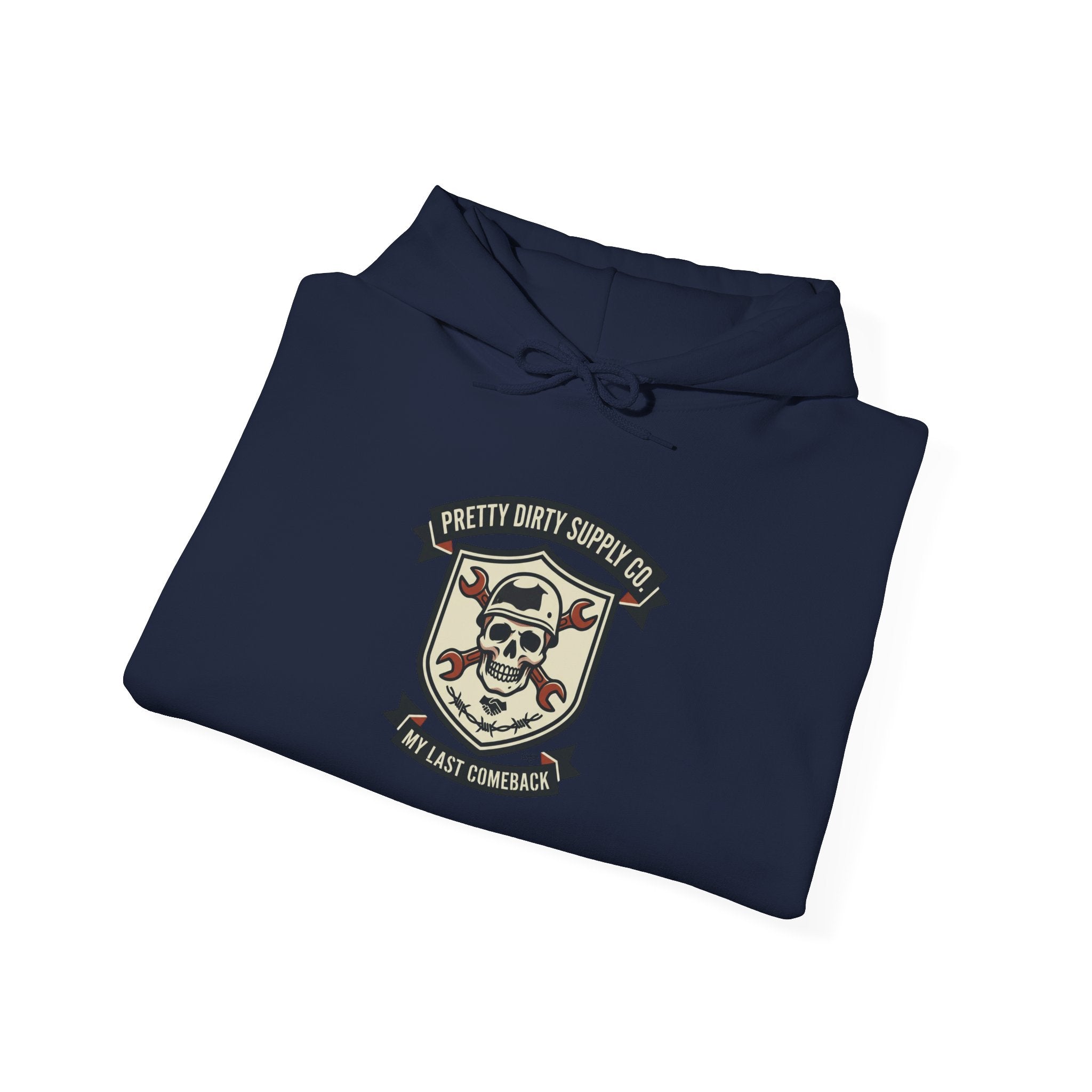Skull Crest Retro Soccer Hoodie | country pride, supporters