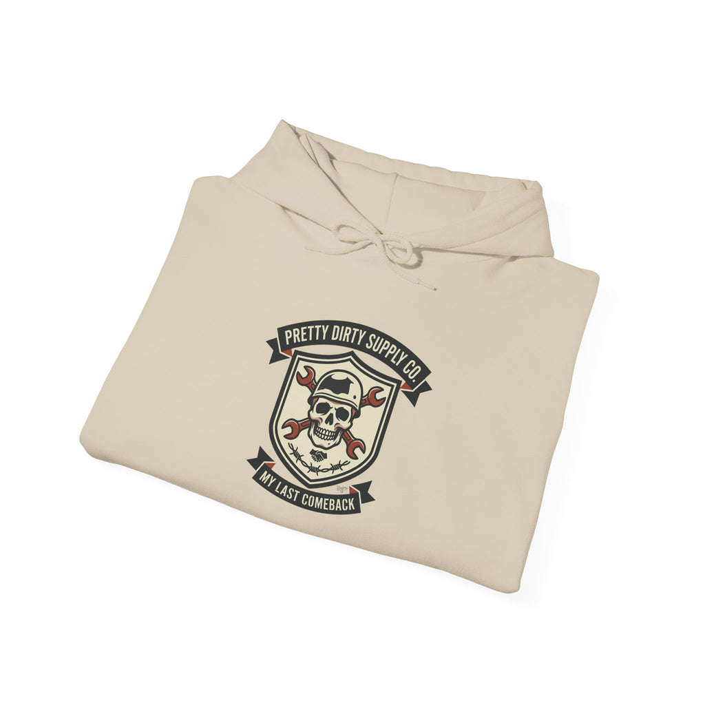 Skull Crest Retro Soccer Hoodie | country pride, supporters