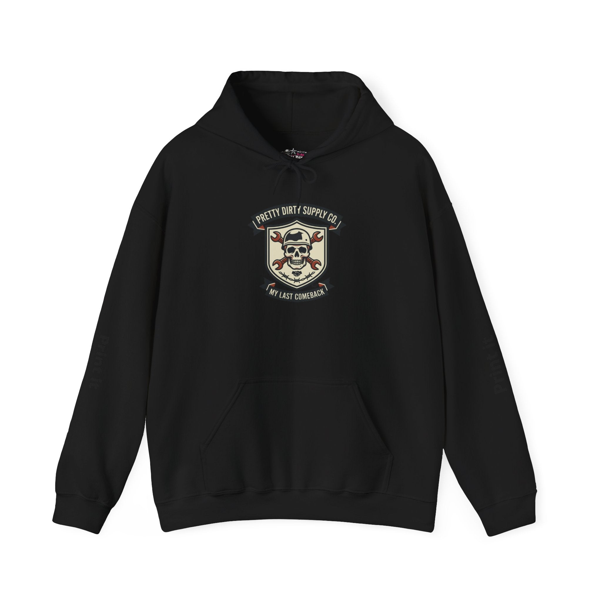 Skull Crest Retro Soccer Hoodie | country pride, supporters