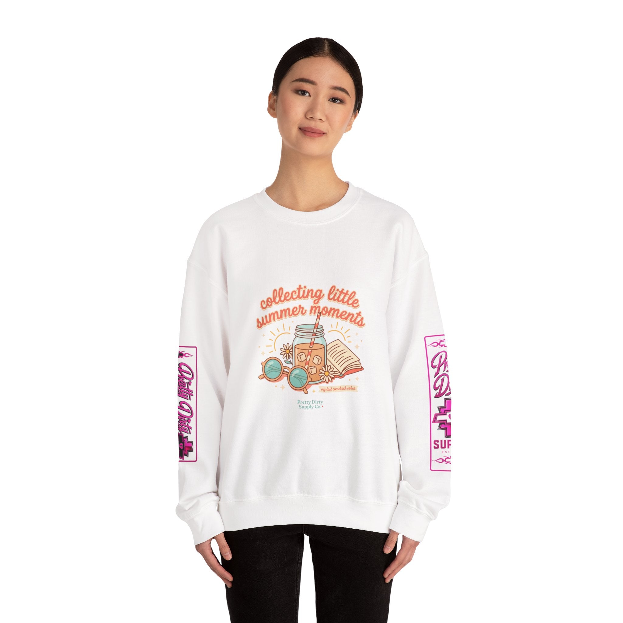 collecting little summer moments Sweatshirt | summer aesthetic, pastel coastal vibes