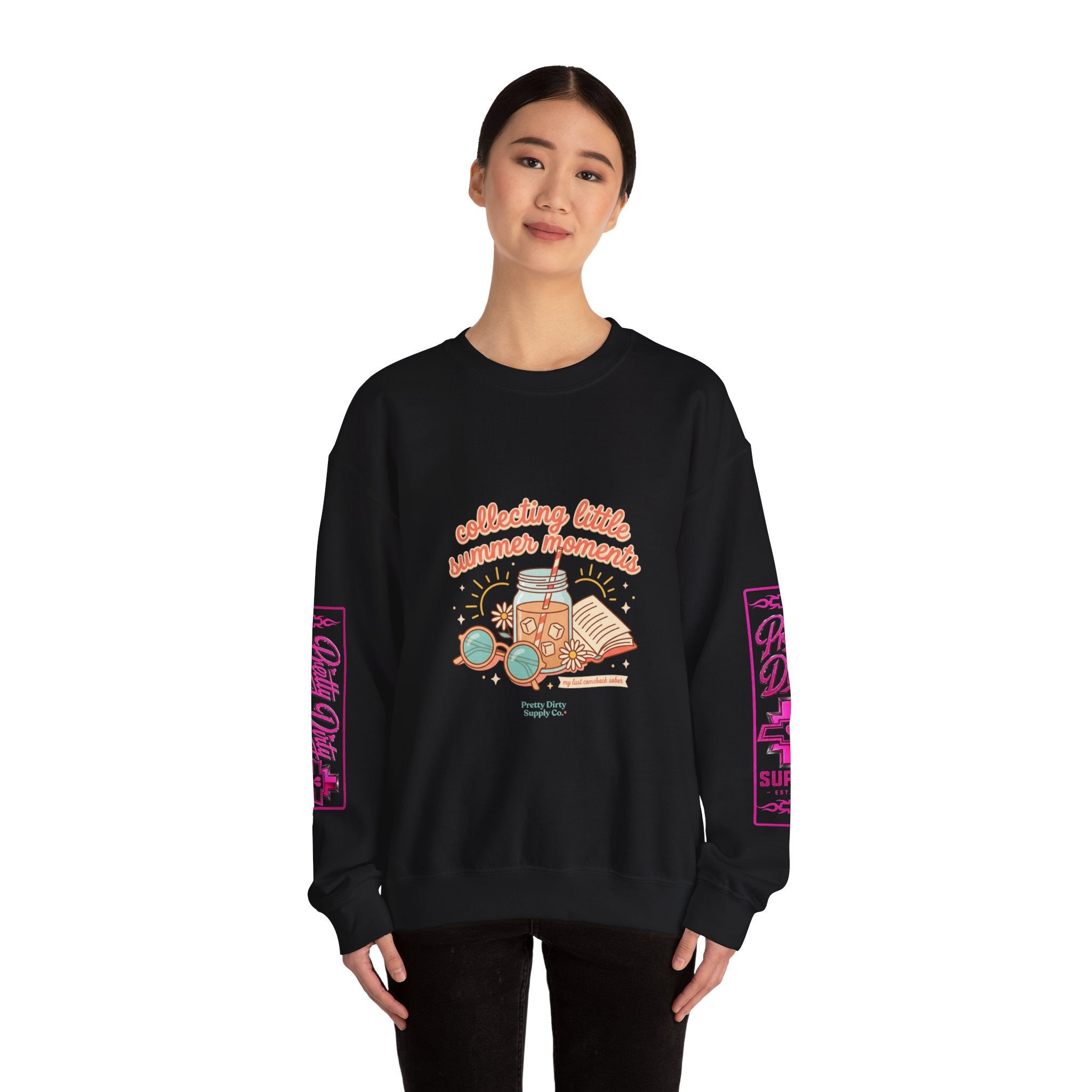 collecting little summer moments Sweatshirt | summer aesthetic, pastel coastal vibes