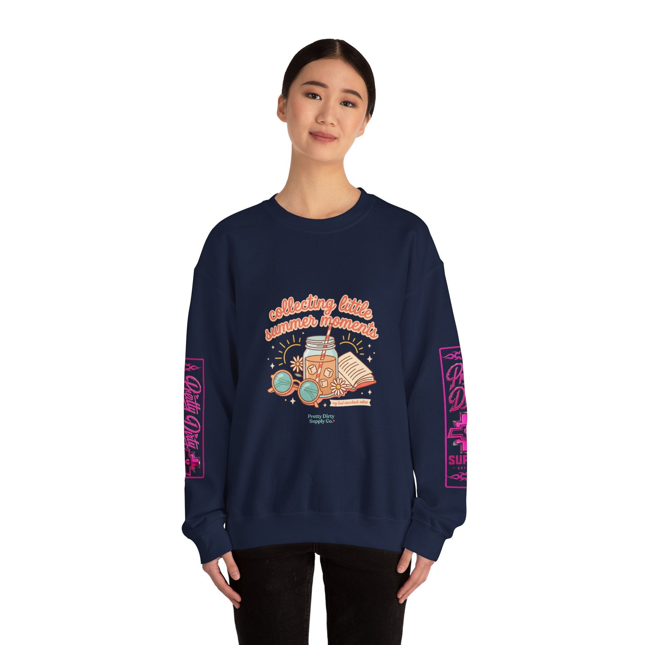 collecting little summer moments Sweatshirt | summer aesthetic, pastel coastal vibes