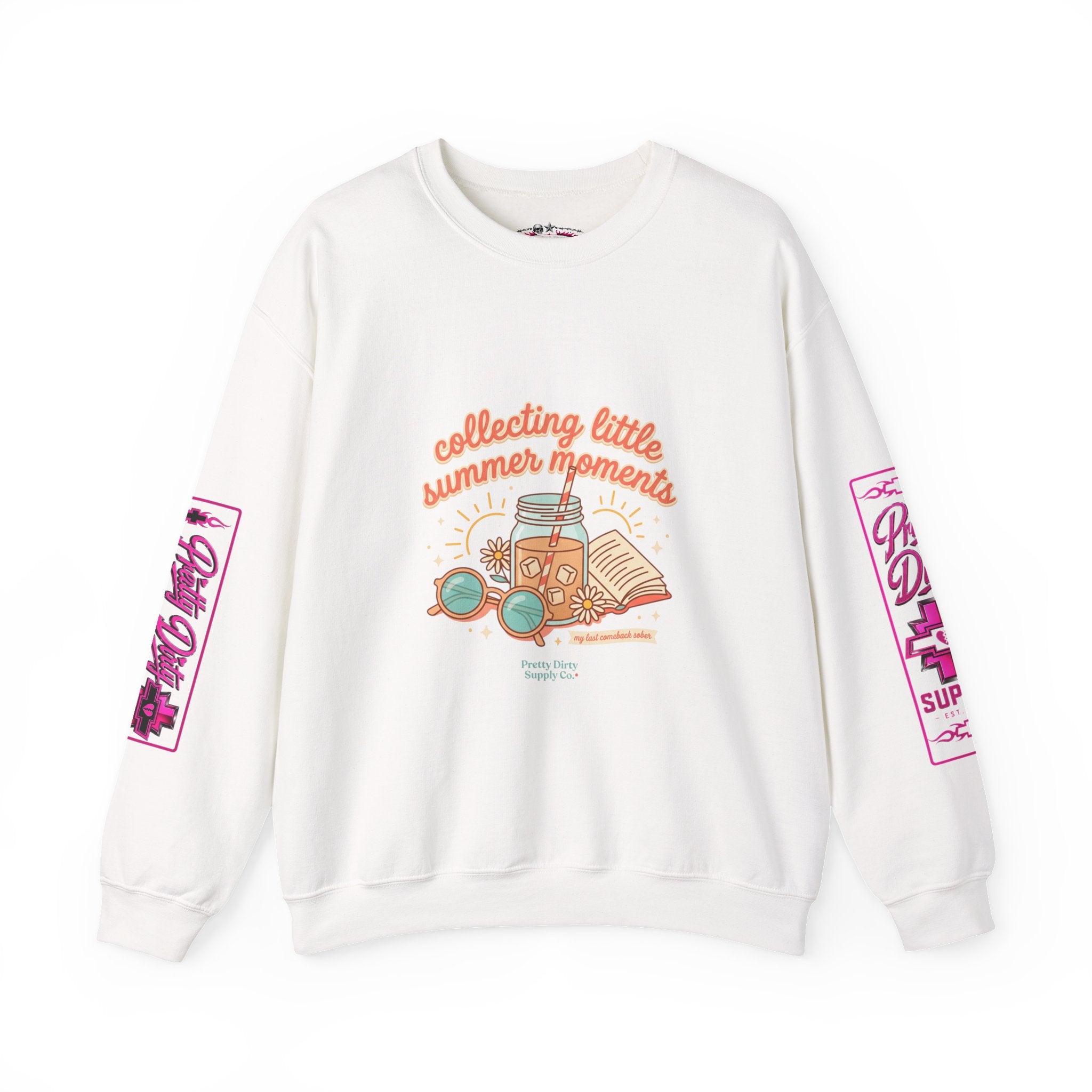 collecting little summer moments Sweatshirt | summer aesthetic, pastel coastal vibes