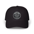 Dad Cap with Distressed Round Logo — Vintage Pretty Dirty Supply Co. Embroidered Hat