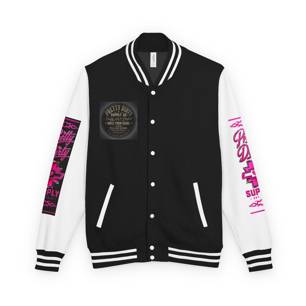 Letterman Jacket — Skull & Roses “Love Respect Trust” Varsity Jacket