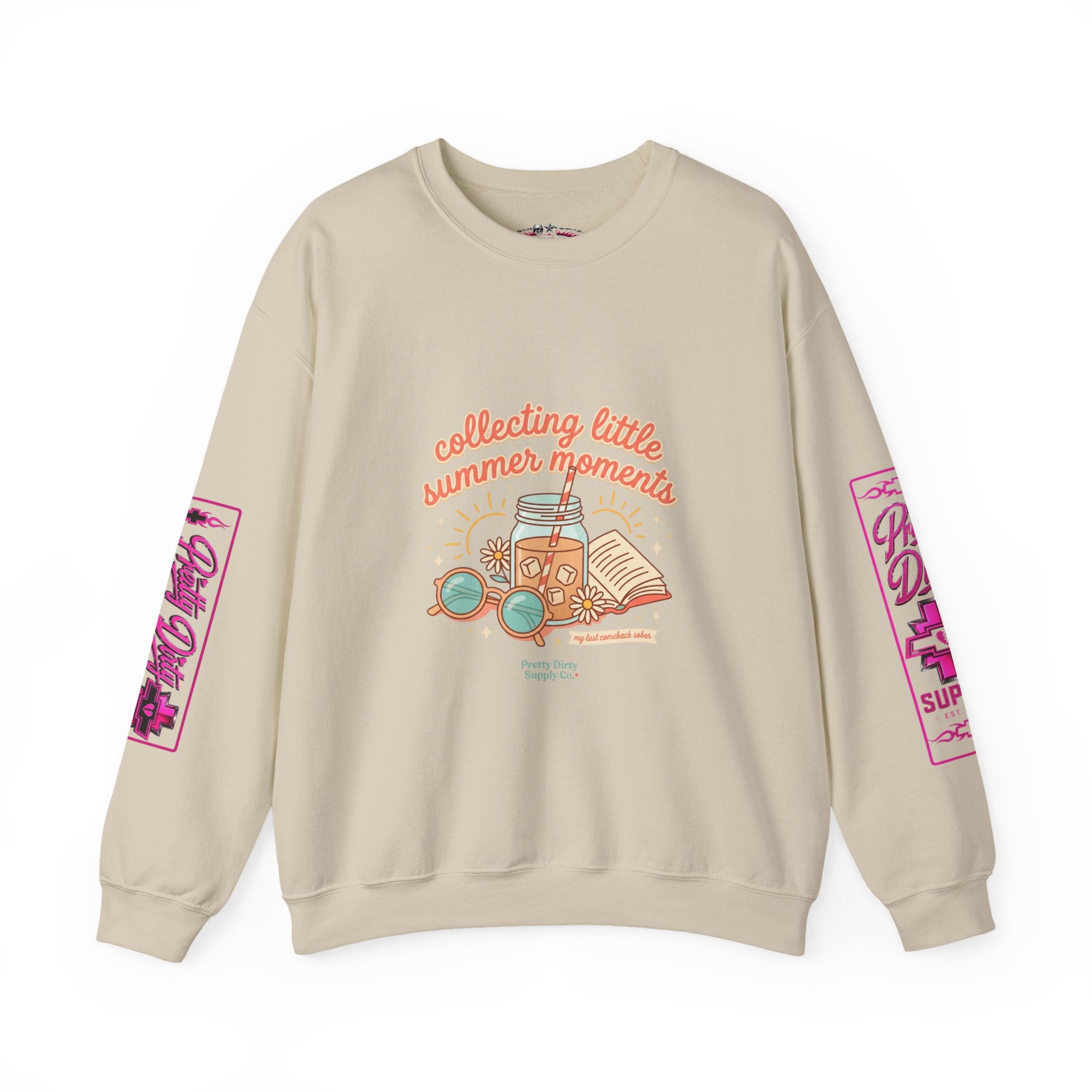 collecting little summer moments Sweatshirt | summer aesthetic, pastel coastal vibes